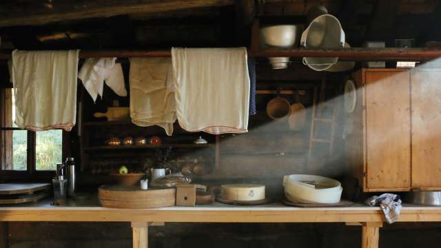Alpkäserei auf der Bussalp
